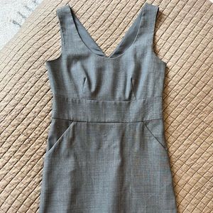 Theory short work dress grey suit material 2 S